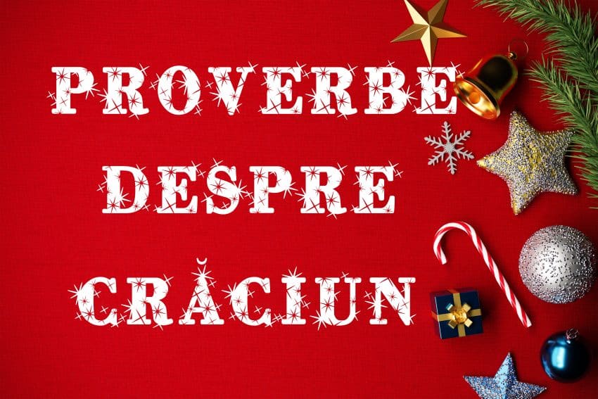 Proverbe despre Craciun